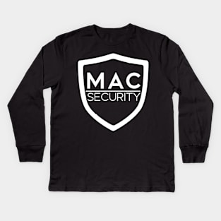 MAC Security Badge Kids Long Sleeve T-Shirt